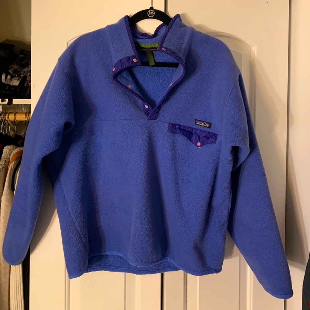 Vintage Purpley Blue Patagonia Large